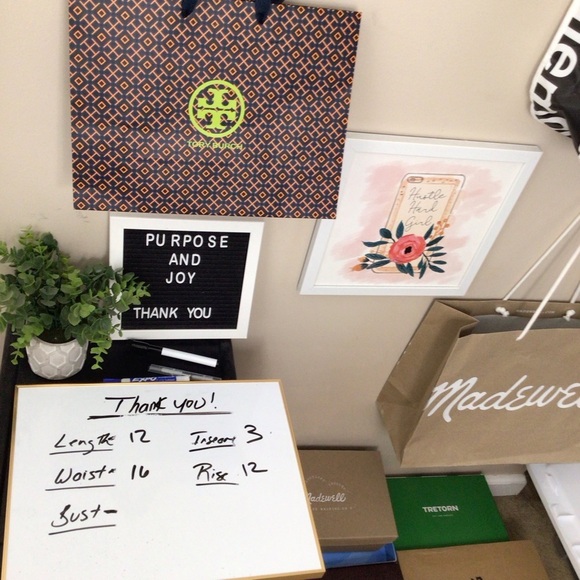 MADEWELL denim jeans shorts women 28 cutoff light wash relaxed - Picture 8 of 9